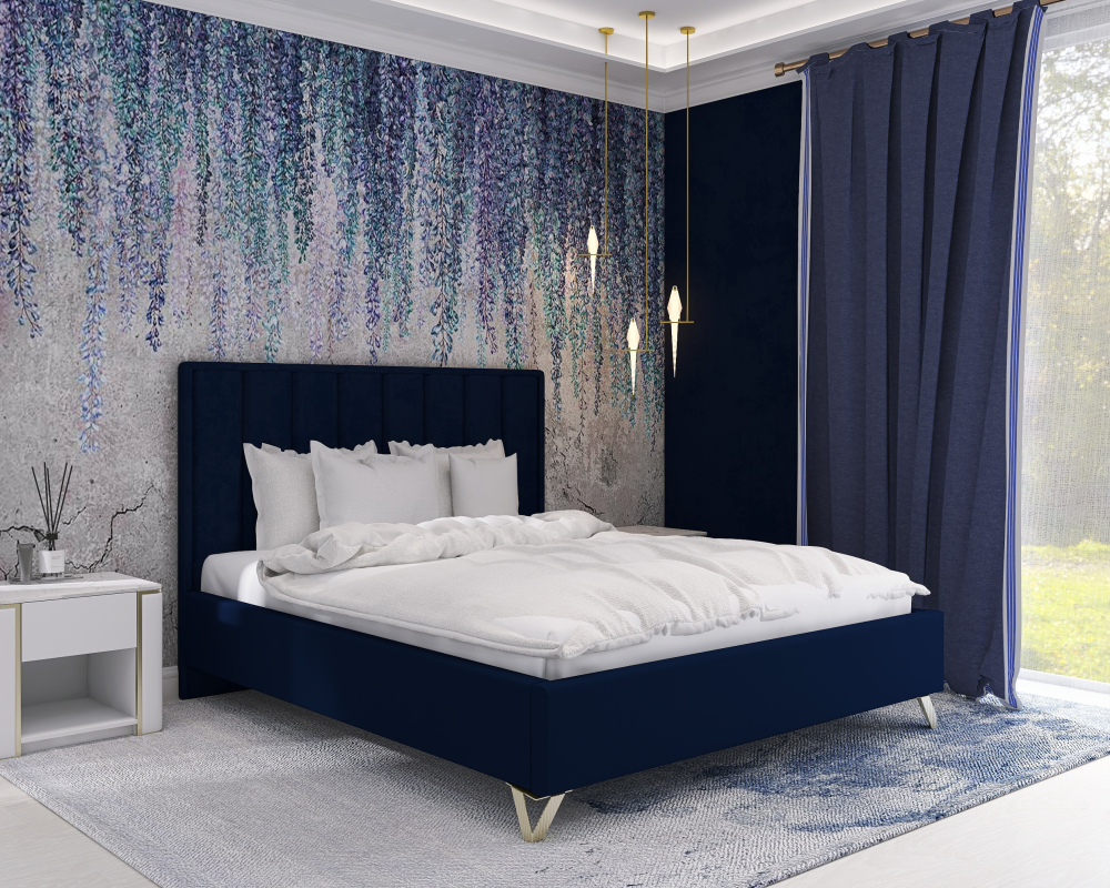 Łóżko tapicerowane OLIVIERO Bed Design