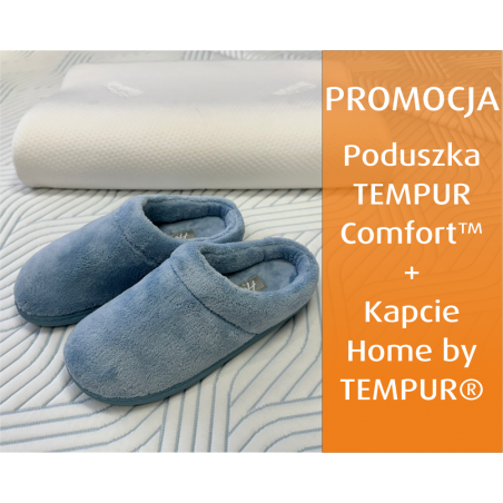 Poduszka TEMPUR Comfort™ Soft + Kapcie Home by TEMPUR GRATIS!