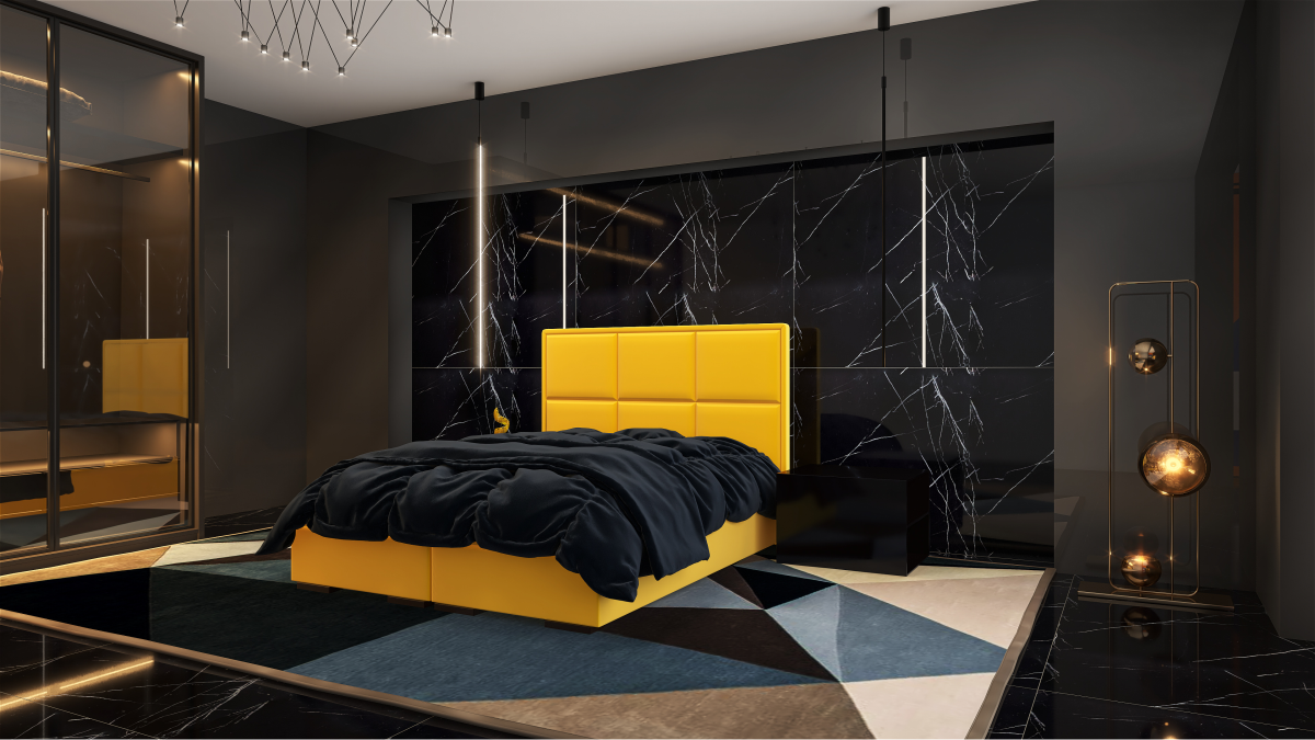 Łóżko tapicerowane ROCCO Bed Design