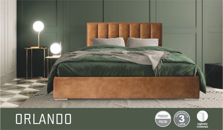 Łóżko tapicerowane ORLANDO Italcomfort