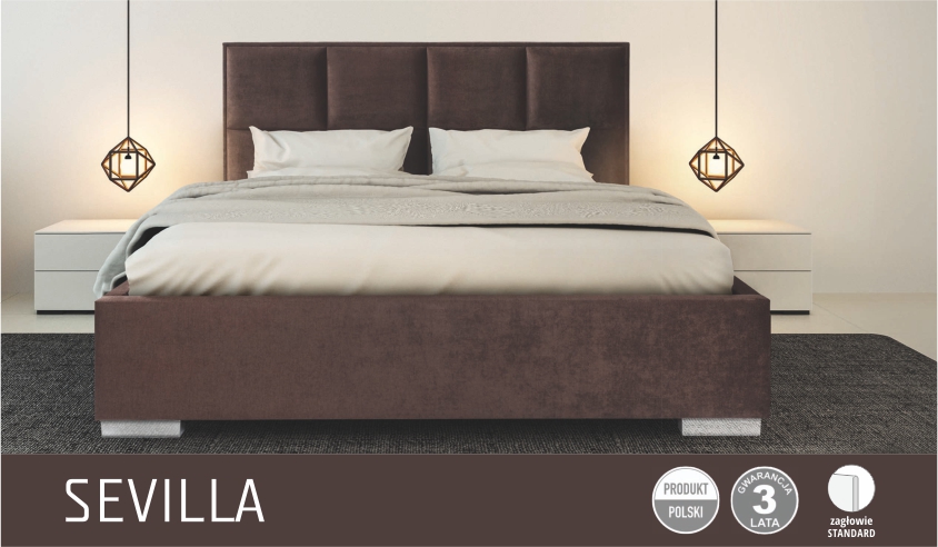 Łóżko tapicerowane SEVILLA Italcomfort