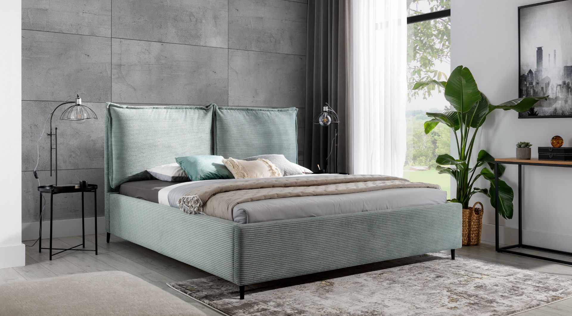 łóżko tapicerowane Charlotte New Elegance