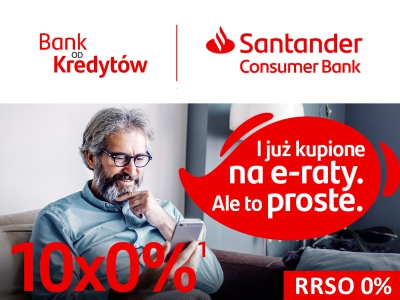 Santander e-raty 10x0% Promocja