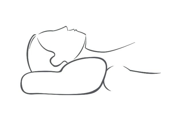 Poduszka Tempur do spania na plecach